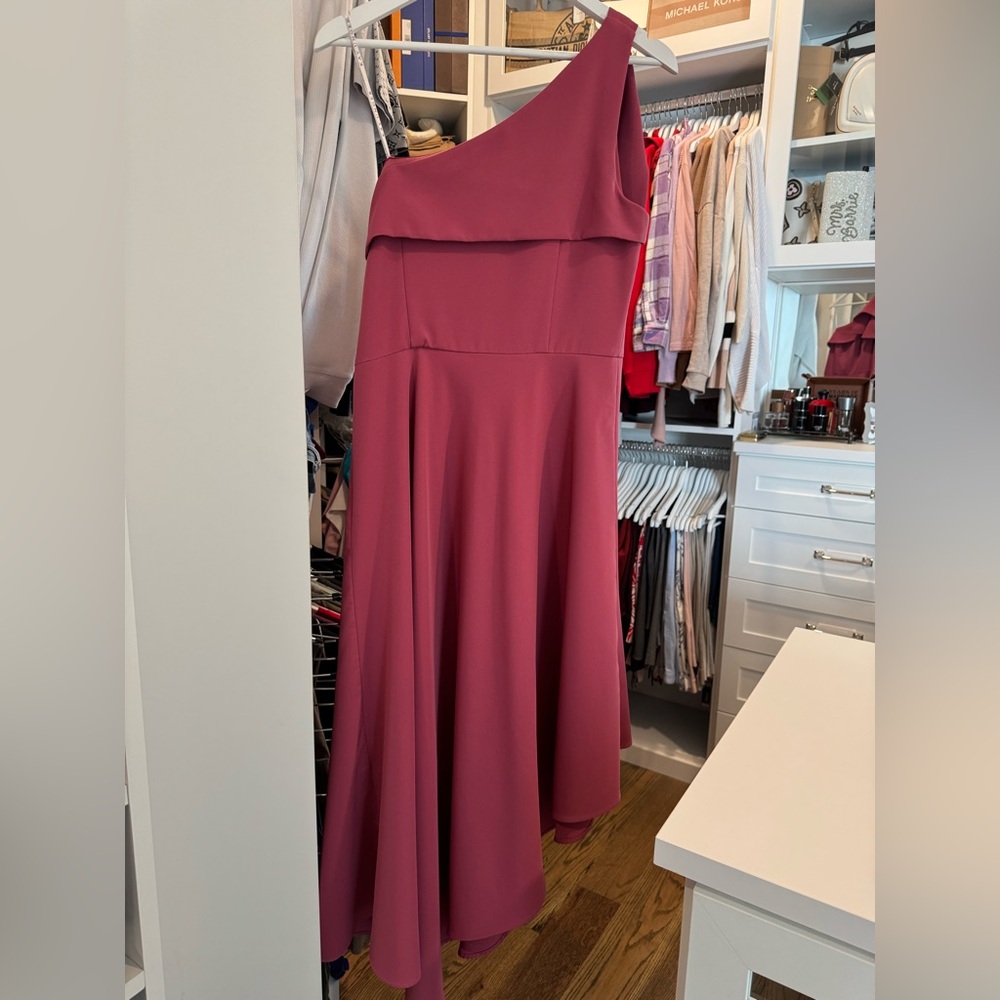 Kay Unger one shoulder dress - Picture 3 of 4
